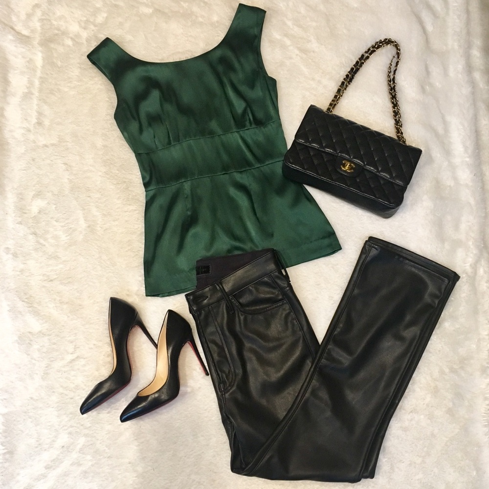 French Connection Low-Back Satin Top